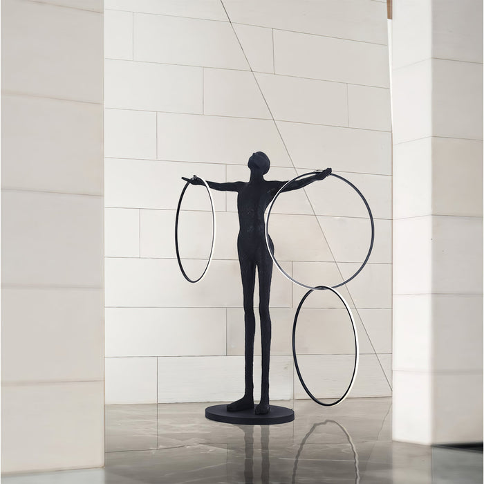 Trinity Life Sculpture Floor Lamp.