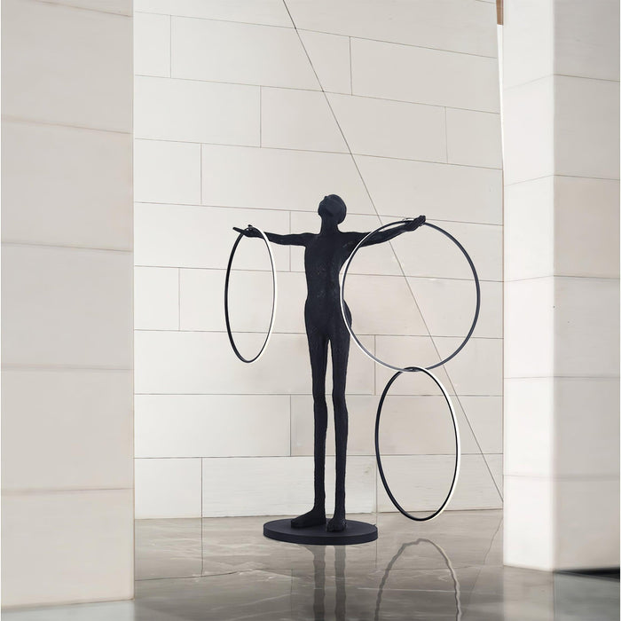 Trinity Life Sculpture Floor Lamp-DWHOME