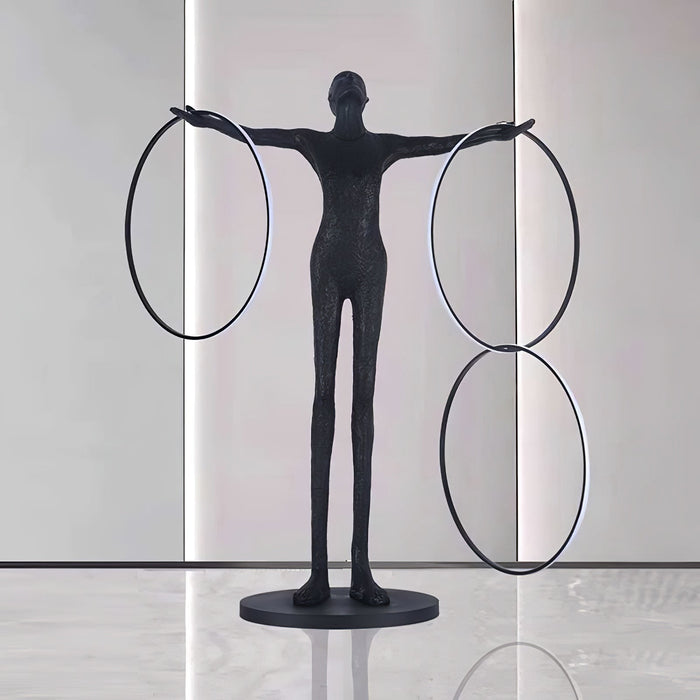 Trinity Life Sculpture Floor Lamp.