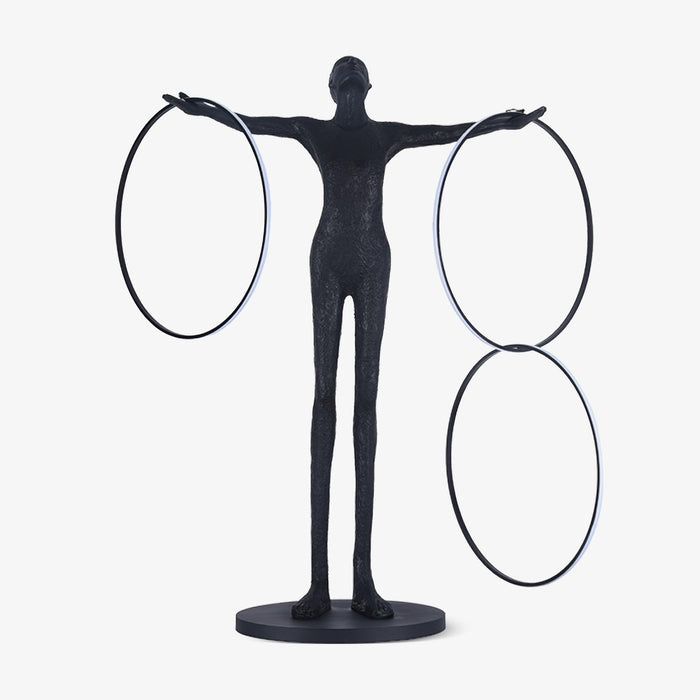 Trinity Life Sculpture Floor Lamp-DWHOME