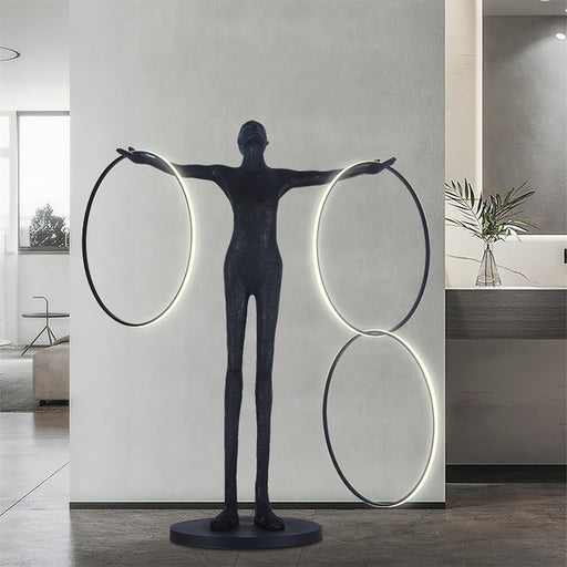 Trinity Life Sculpture Floor Lamp.