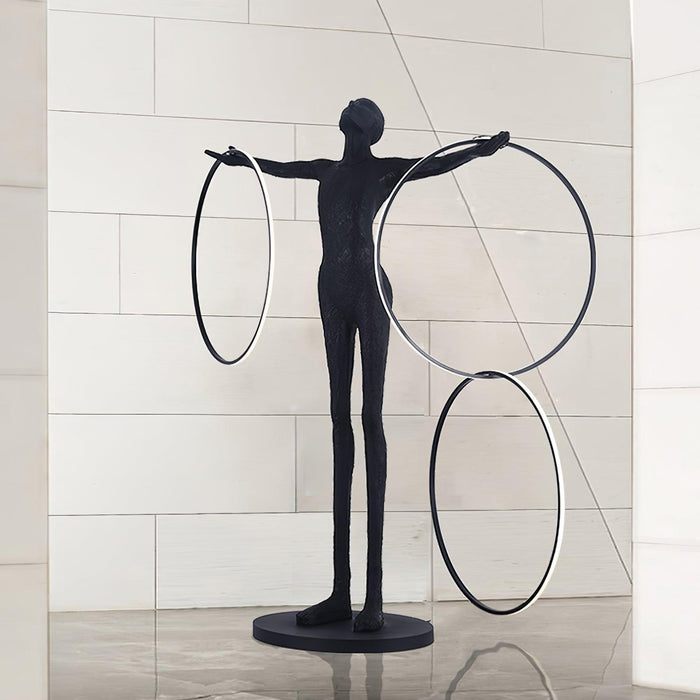 Trinity Life Sculpture Floor Lamp-DWHOME