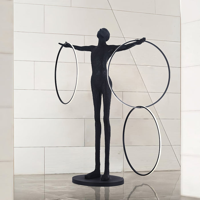 Trinity Life Sculpture Floor Lamp.