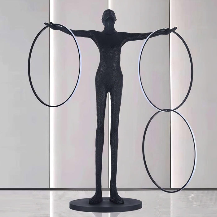 Trinity Life Sculpture Floor Lamp-DWHOME