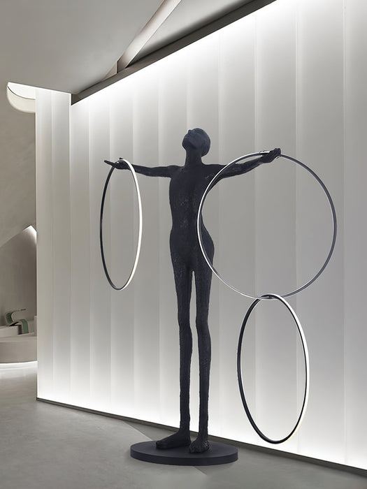 Trinity Life Sculpture Floor Lamp.