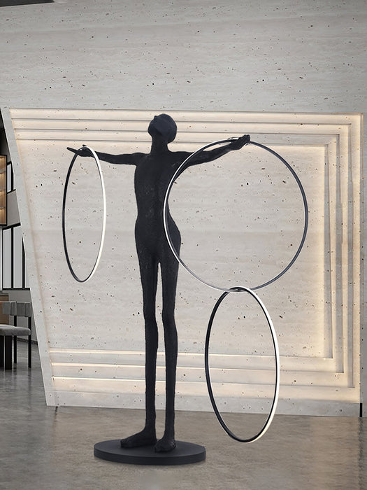 Trinity Life Sculpture Floor Lamp.