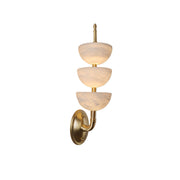 Triple Alabaster Wall Sconce-DWHOME
