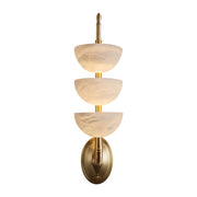 Triple Alabaster Wall Sconce-DWHOME