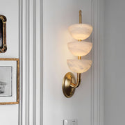 Triple Alabaster Wall Sconce-DWHOME