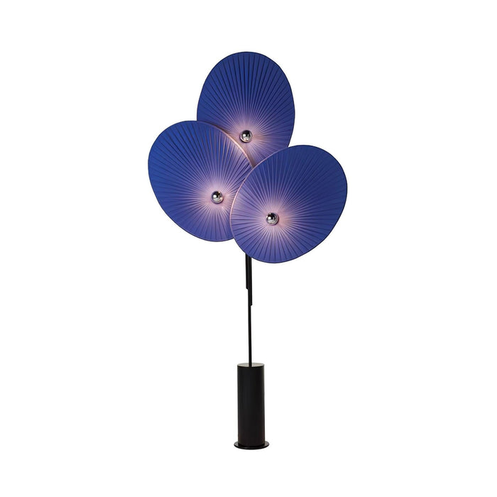 Triple Floral Floor Lamp.