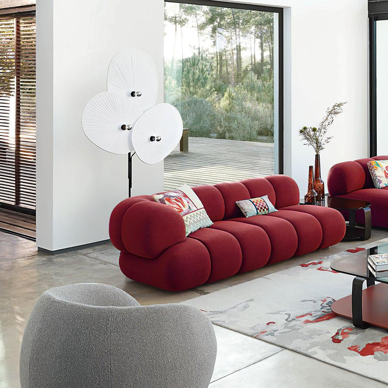 Triple Floral Floor Lamp-DWHOME