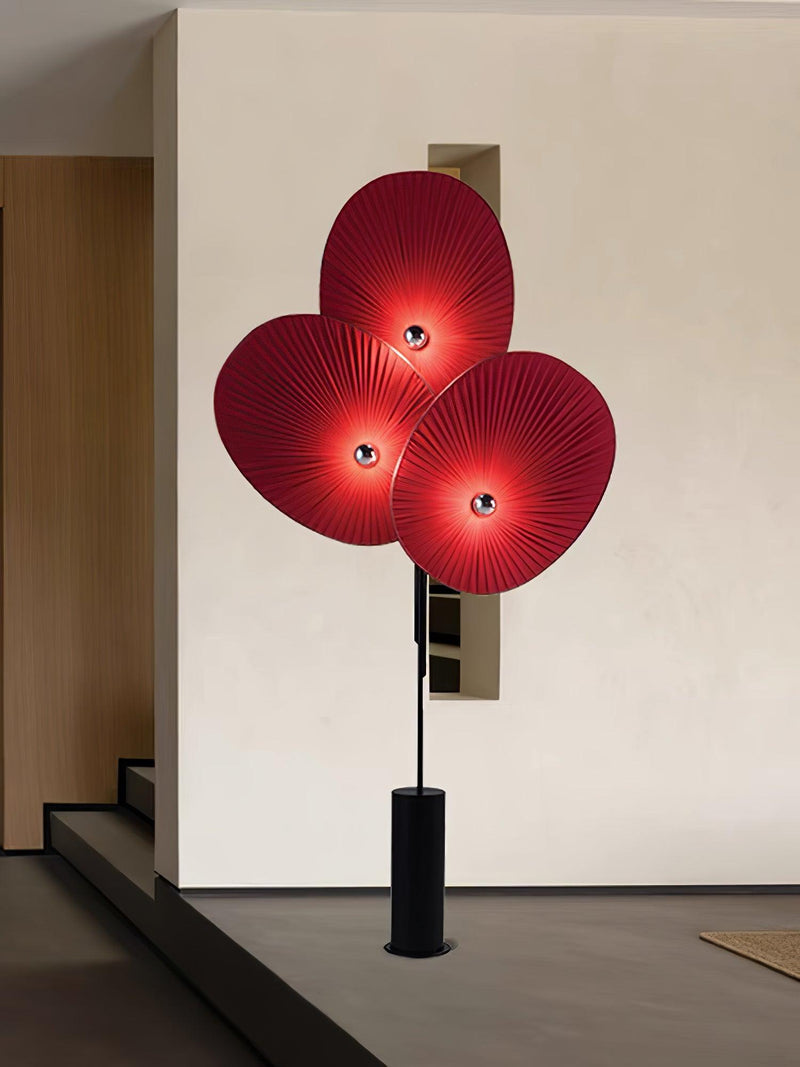 Triple Floral Floor Lamp-DWHOME