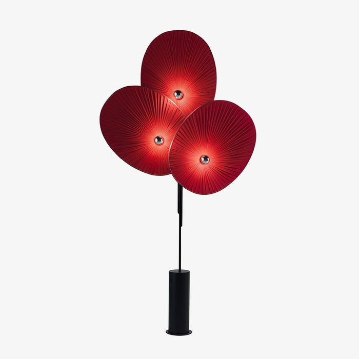 Triple Floral Floor Lamp.