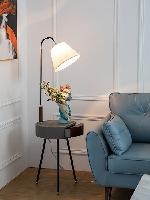 Tripod Fabric Floor Lamp.