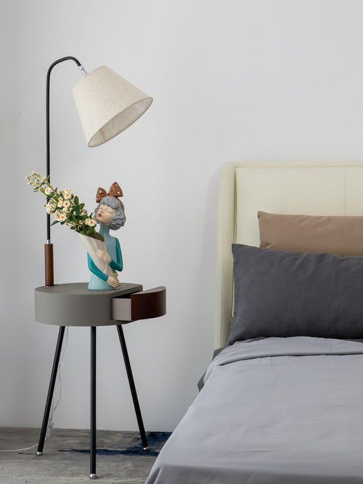 Tripod Fabric Floor Lamp-DWHOME