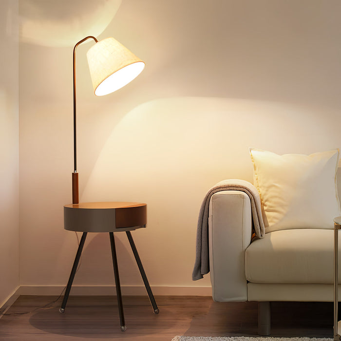 Tripod Fabric Floor Lamp.