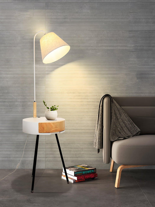 Tripod Fabric Floor Lamp-DWHOME