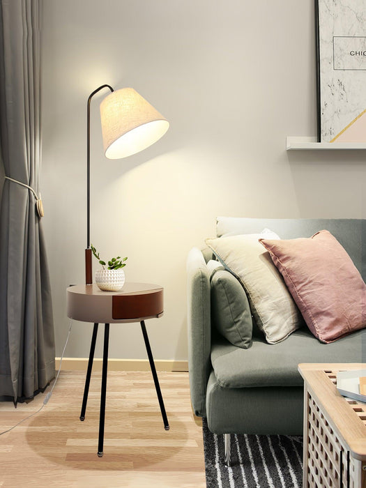 Tripod Fabric Floor Lamp-DWHOME