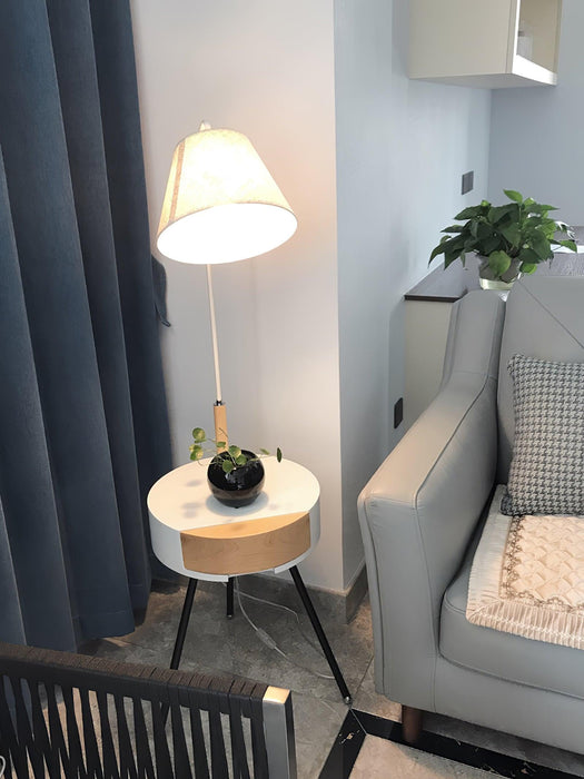 Tripod Fabric Floor Lamp-DWHOME