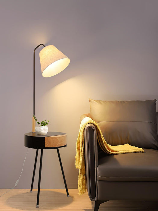 Tripod Fabric Floor Lamp-DWHOME