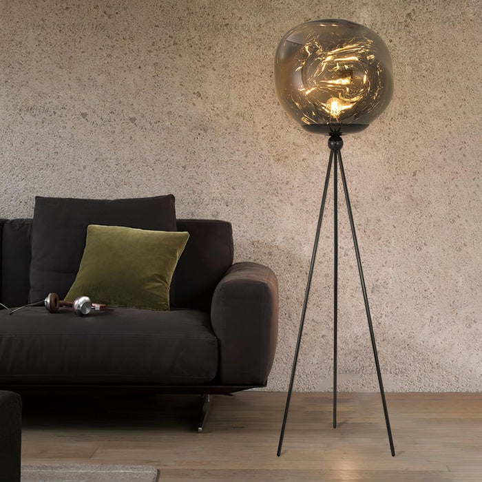 Lava Tripod Rock Floor Lamp.