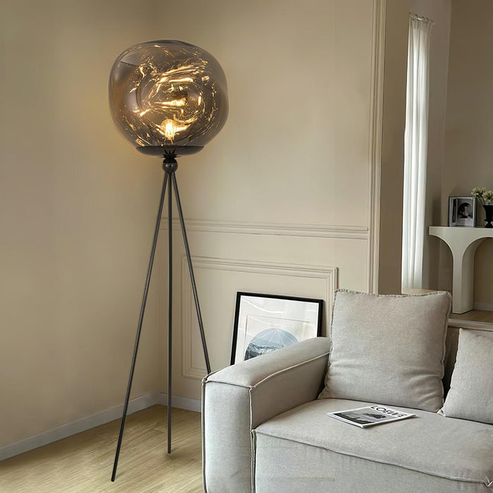 Lava Tripod Rock Floor Lamp.