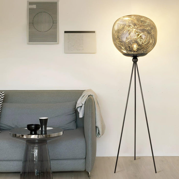 Lava Tripod Rock Floor Lamp-DWHOME