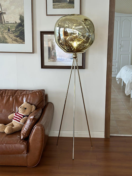 Lava Tripod Rock Floor Lamp.