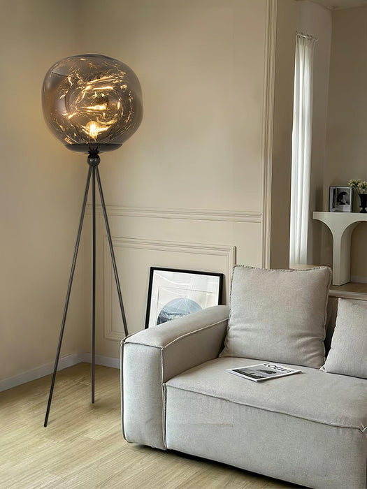 Lava Tripod Rock Floor Lamp - Vakkerlight