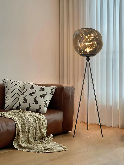 Lava Tripod Rock Floor Lamp.