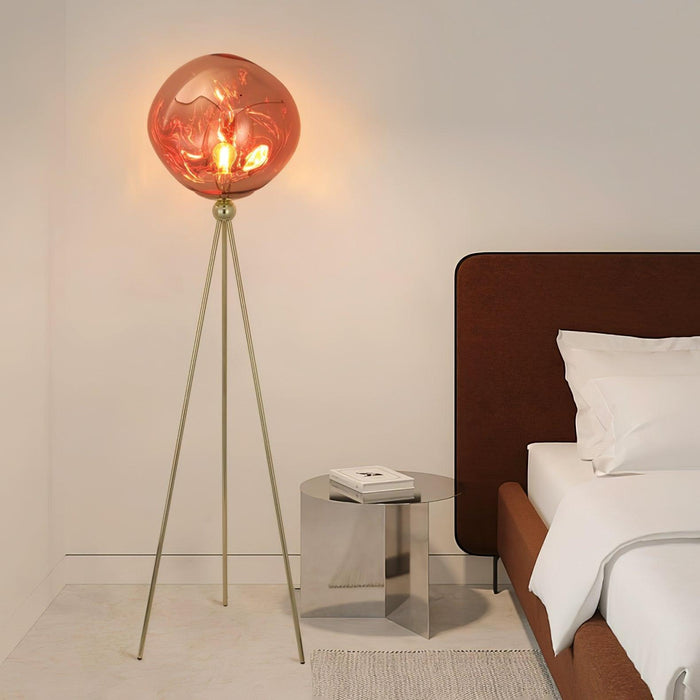 Lava Tripod Rock Floor Lamp.