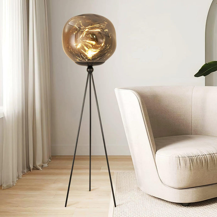 Lava Tripod Rock Floor Lamp.