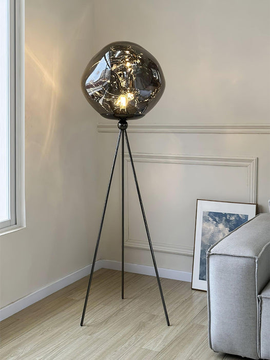 Lava Tripod Rock Floor Lamp - Vakkerlight