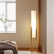 Tripod Walnut Floor Lamp-DWHOME