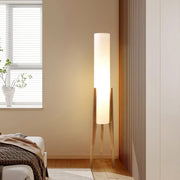 Tripod Walnut Floor Lamp-DWHOME