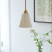 Trumpet Ceramic Pendant Light-DWHOME