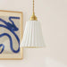 Trumpet Ceramic Pendant Light.