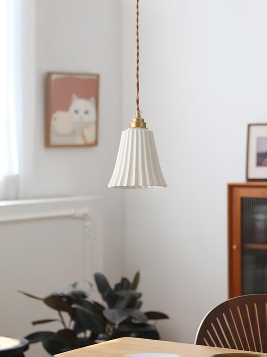 Trumpet Ceramic Pendant Light - Vakkerlight