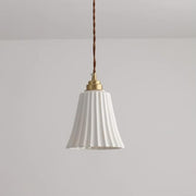 Trumpet Ceramic Pendant Light-DWHOME