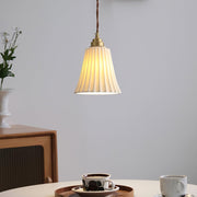 Trumpet Ceramic Pendant Light-DWHOME