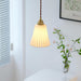 Trumpet Ceramic Pendant Light.