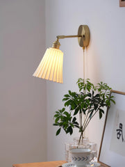 Trumpet Ceramic Wall Light-DWHOME