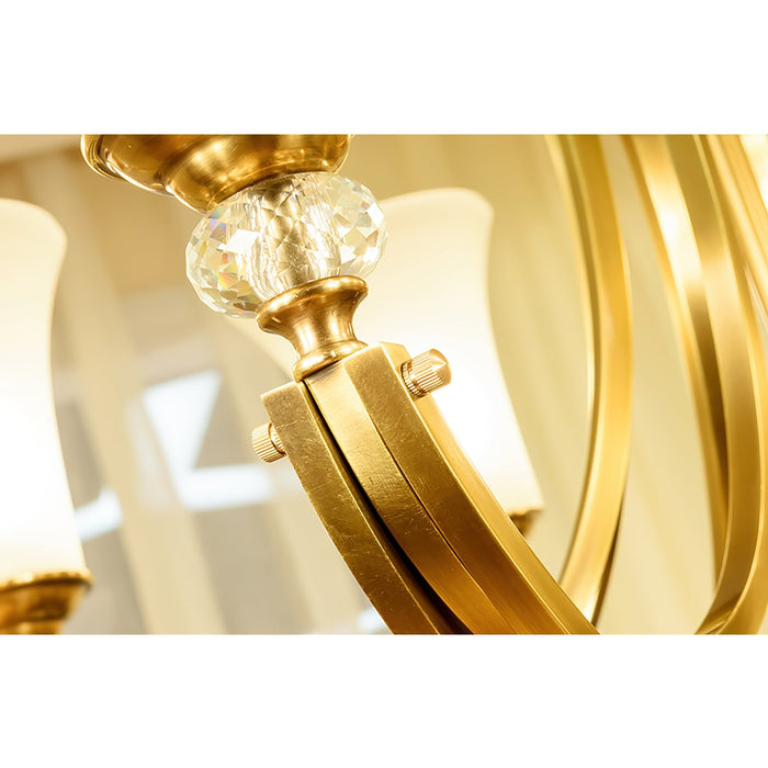 Tuileries Glass Chandelier-DWHOME