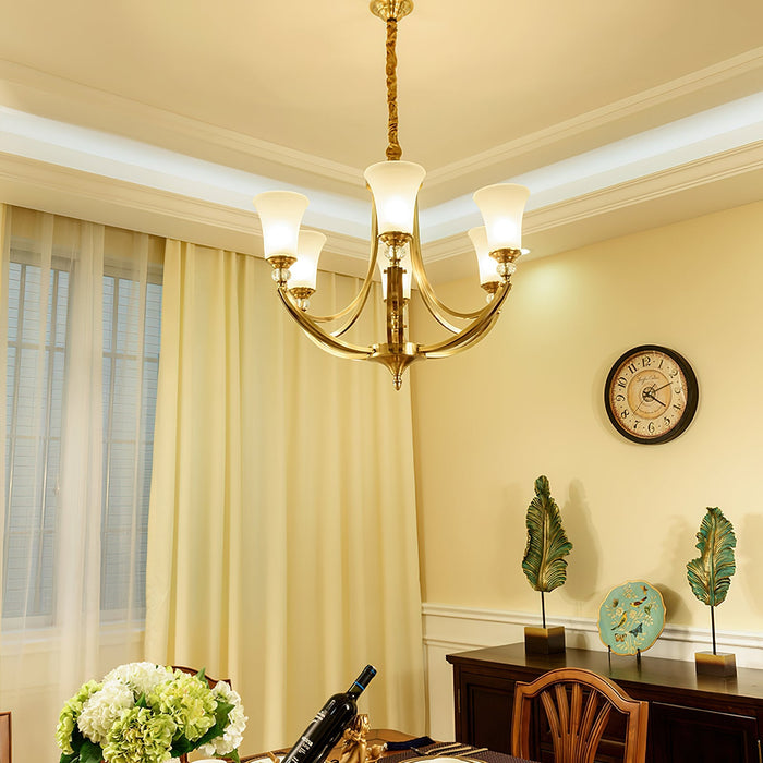 Tuileries Glass Chandelier-DWHOME
