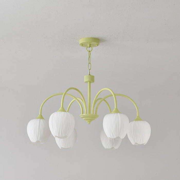 Tulip Matcha Chandelier - DWHOME