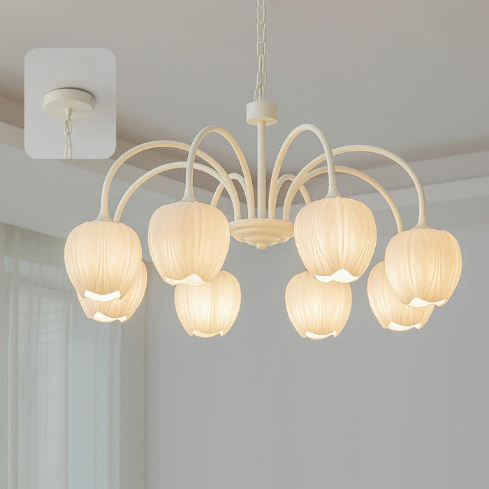 Tulip Matcha Chandelier - DWHOME