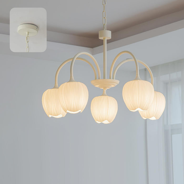 Tulip Matcha Chandelier - DWHOME