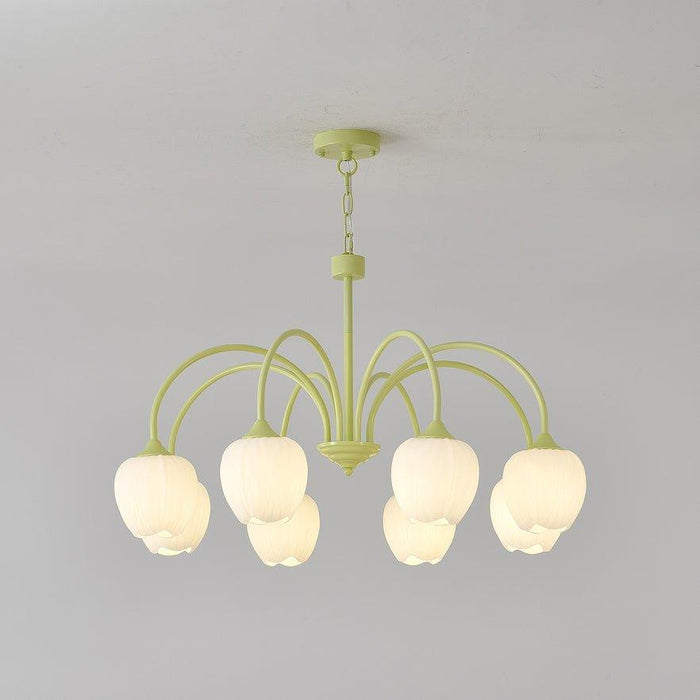 Tulip Matcha Chandelier - DWHOME