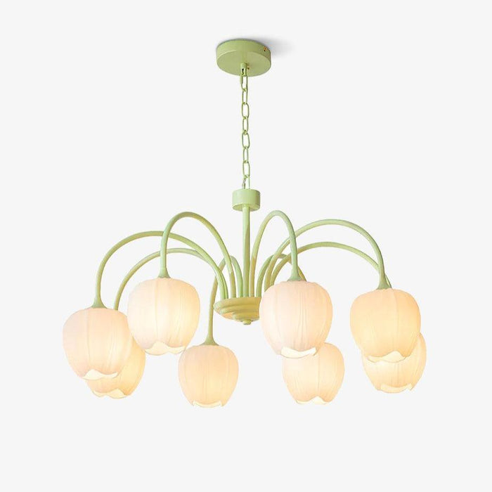 Tulip Matcha Chandelier - DWHOME