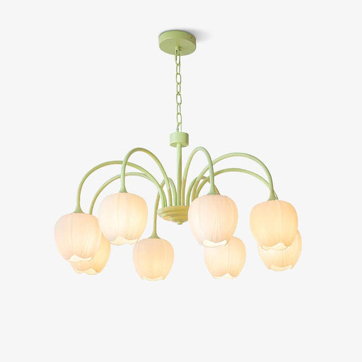 Tulip Matcha Chandelier.